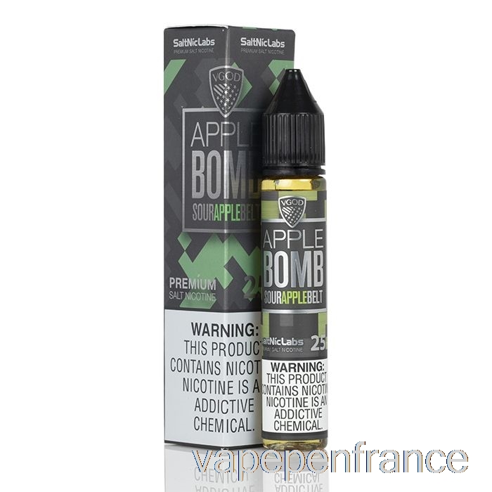 Bombe Pomme - E-liquide Vgod - Stylo Vape 60 Ml 6 Mg